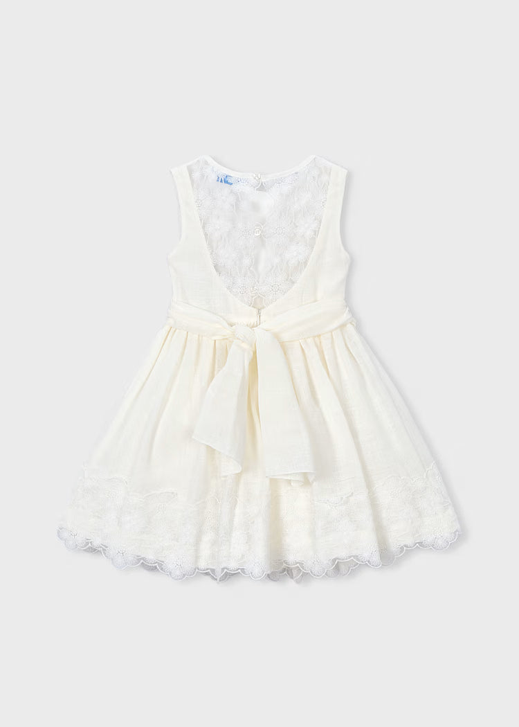 Vestido ceremonia encaje niña