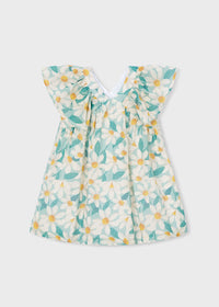 Vestido ceremonia estampado flores niña