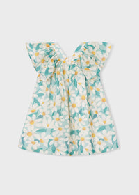 Vestido ceremonia estampado flores niña