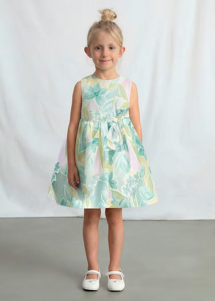 Vestido ceremonia flores niña