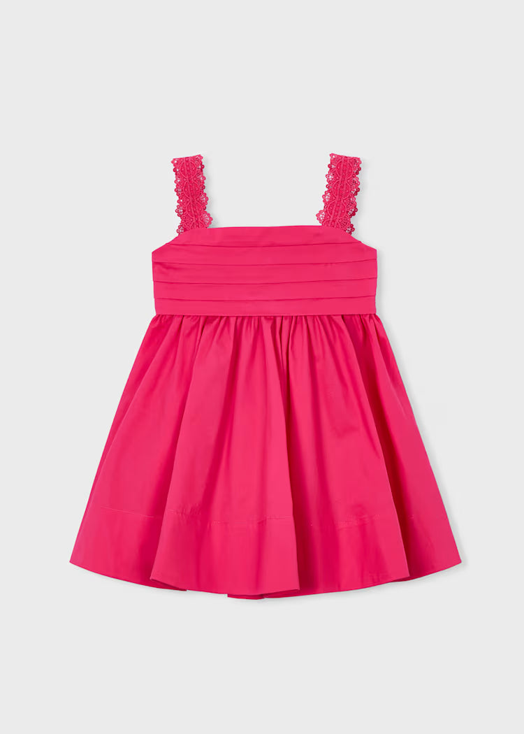 Vestido ceremonia satén niña