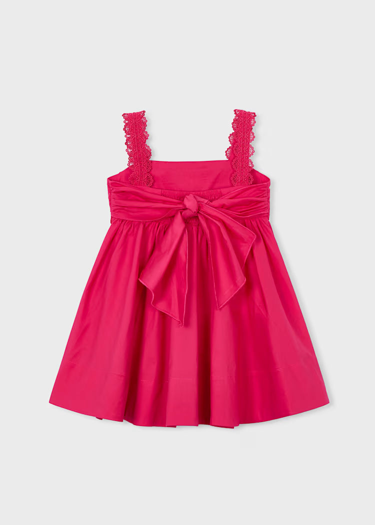 Vestido ceremonia satén niña