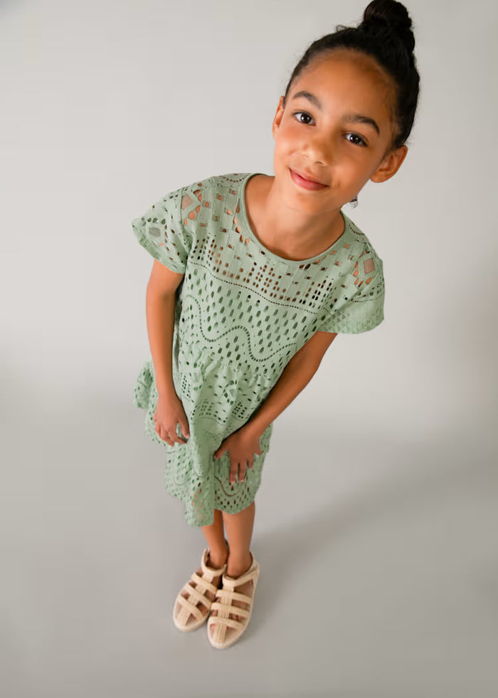 Vestido encaje chica