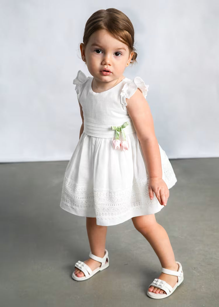 Vestido guipur bebé