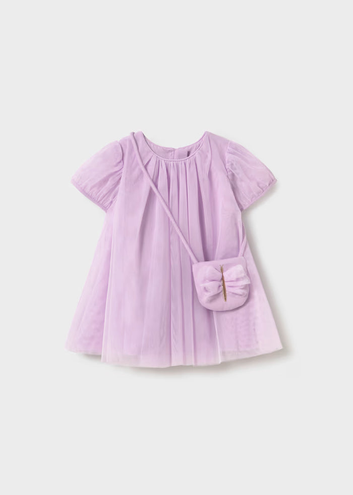 Vestido tul con bolso bebé