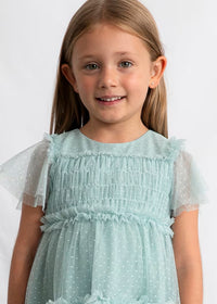 Vestido tul plumeti niña