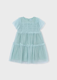 Vestido tul plumeti niña