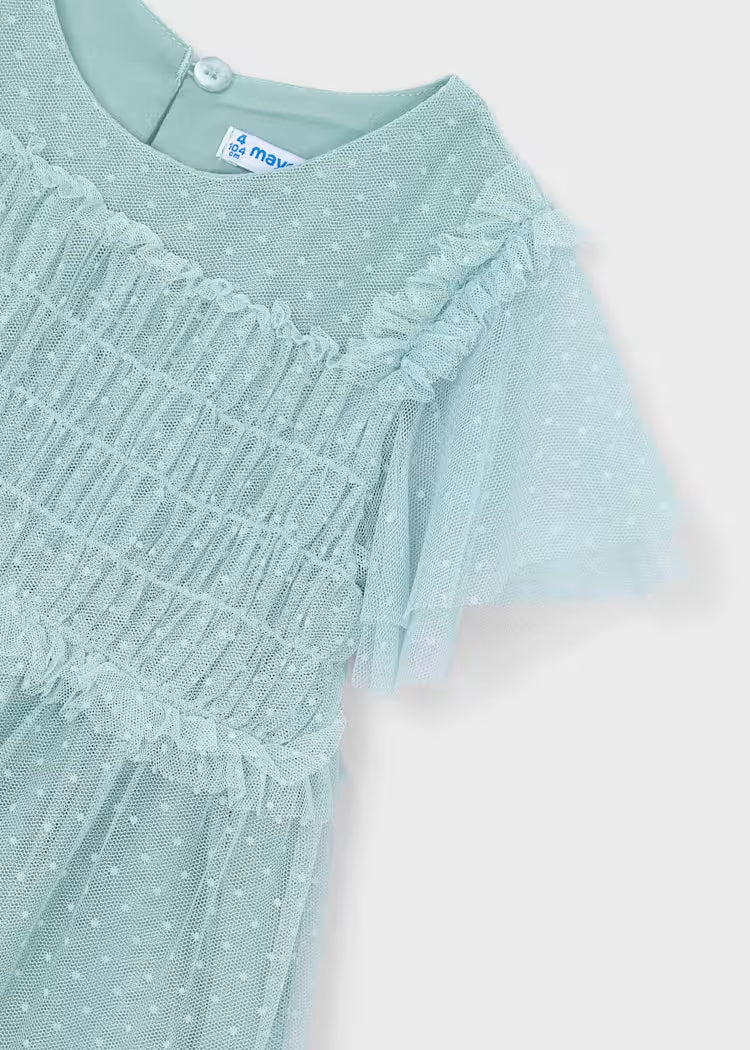 Vestido tul plumeti niña
